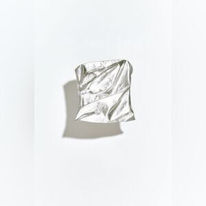 Zara Women’s Metallic Poplin Top NWT